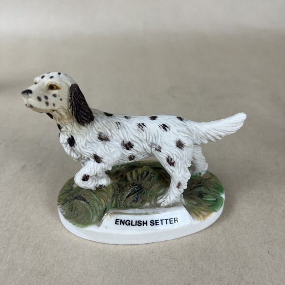3 VTG 80s JASCO Dog Figurines- BRITTANY SPANIEL, English Setter, German Pointer - Picture 4 of 8